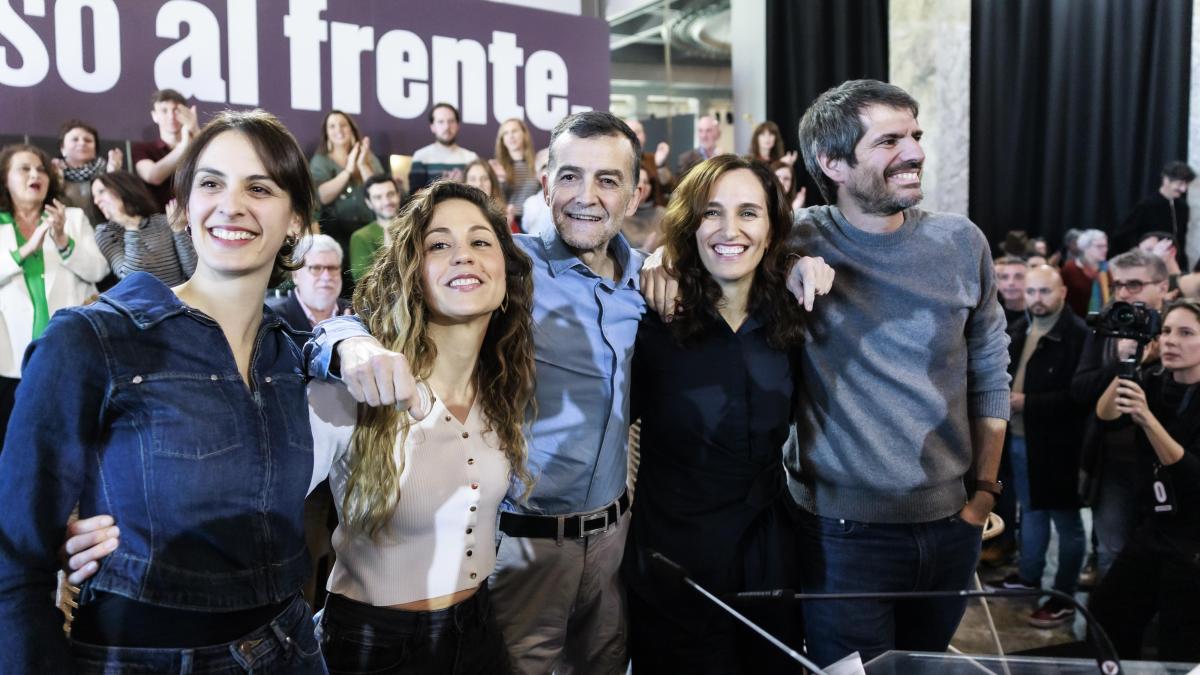 Comuns, IU, Sumar y Más Madrid harán un nuevo acto conjunto en Barcelona el 30 de mayo