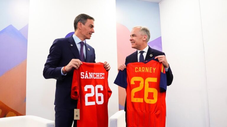Sánchez se reúne con el canadiense Carney, que le transmite “admiración por su liderazgo”