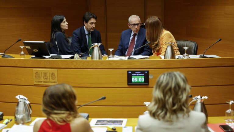 PP y Vox aprueban el dictamen de la comisión de la dana de las Corts entre críticas de la izquierda