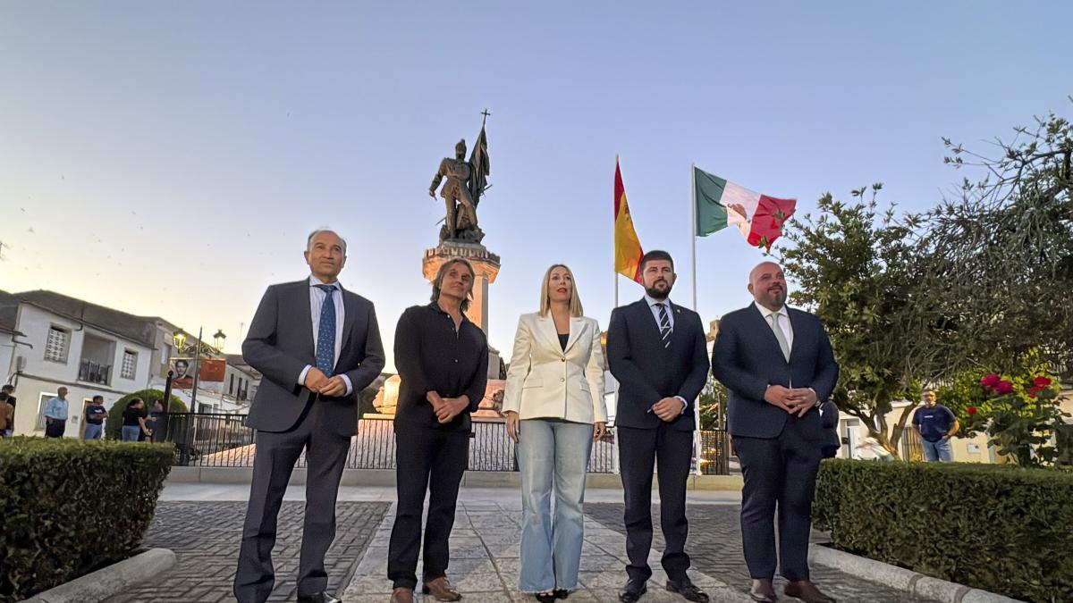 Guardiola reivindica a Hernán Cortés y crea Extremestiza, una iniciativa para reivindicar la huella de Extremadura en América