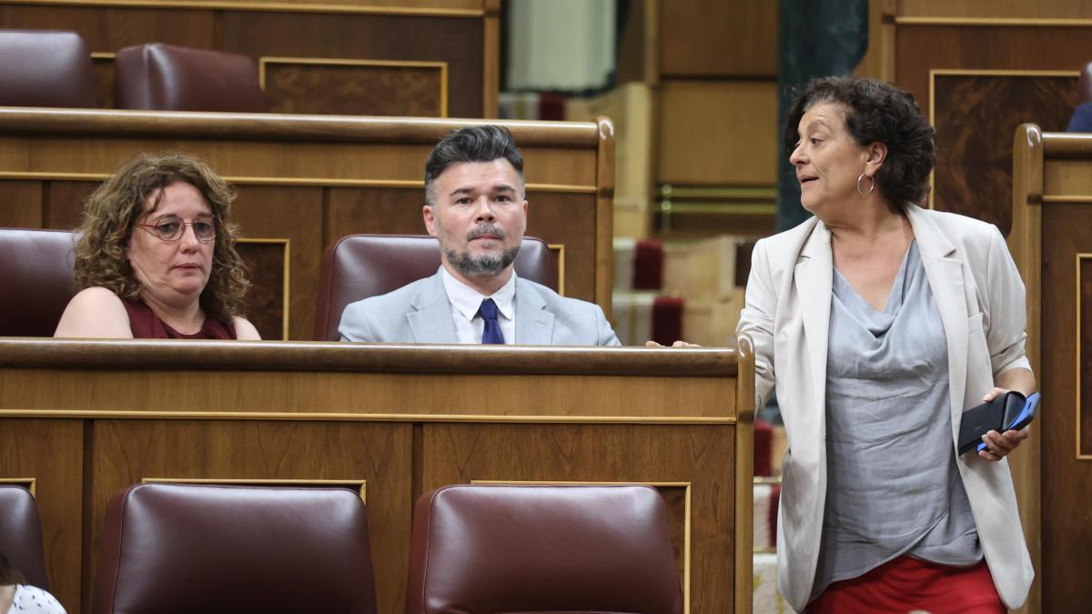 Junqueras trata de atemperar las fricciones entre Rufián y el grupo del Congreso