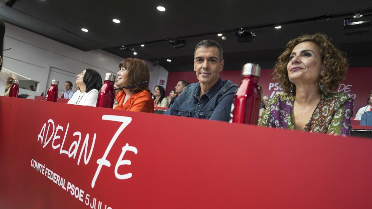 Sánchez pide “coraje” al PSOE: “Nos han querido quebrar, pero este partido jamás tiró la toalla”