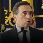 Los ministros Albares, Grande-Marlaska y Saiz comparecen sobre la crisis de Ceuta, en directo