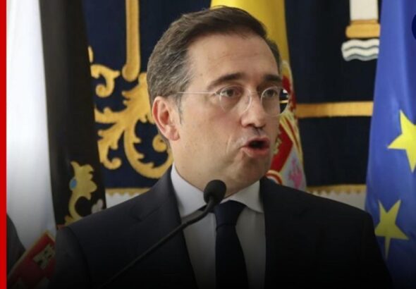 Los ministros Albares, Grande-Marlaska y Saiz comparecen sobre la crisis de Ceuta, en directo