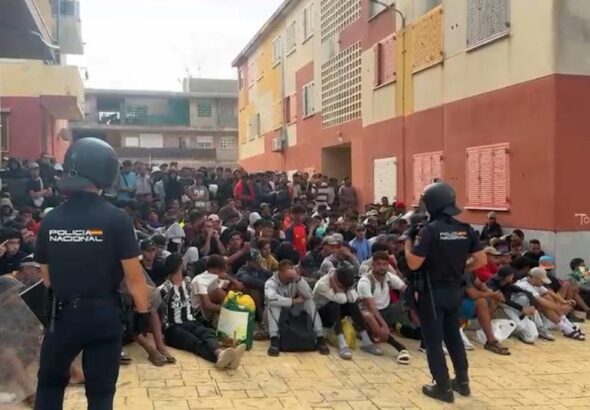 Las nuevas plazas de acogida en Ceuta desatan tensión entre los inmigrantes