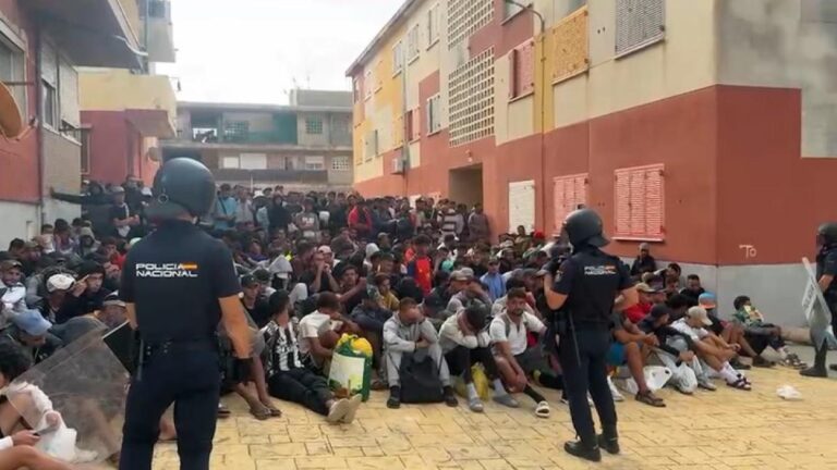 Las nuevas plazas de acogida en Ceuta desatan tensión entre los inmigrantes
