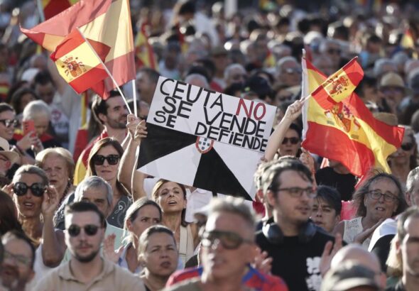 PP y Vox encabezan en Madrid la manifestación contra Pedro Sánchez hoy, en directo
