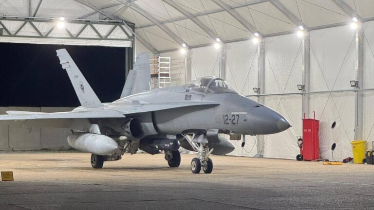 Activados dos cazas españoles desplegados en Rumanía ante una alerta de drones rusos