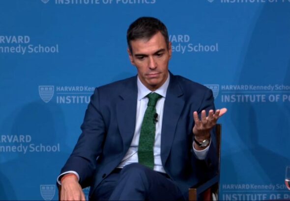 Las preguntas sobre la corrupción del gobierno y su familia torpedean el discurso de Sánchez contra los tecno-oligarcas