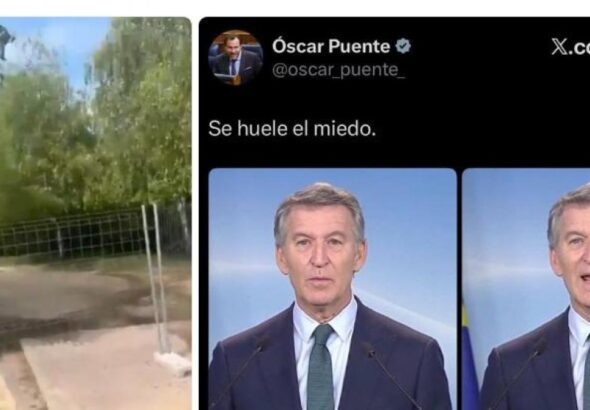 El PP ataca a Óscar Puente con un vídeo del momento en que se rompió el cuádriceps: “Miedo le tenías tú a un esguince”
