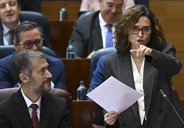 Pleno en la Asamblea de Madrid