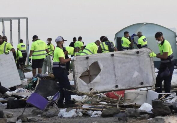 Ceuta vacía el último gran asentamiento de marroquíes a 48 horas de la llegada de los Reyes